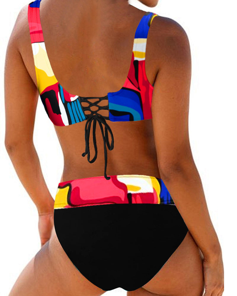 Eva | Fröhlicher Bunter Bikini