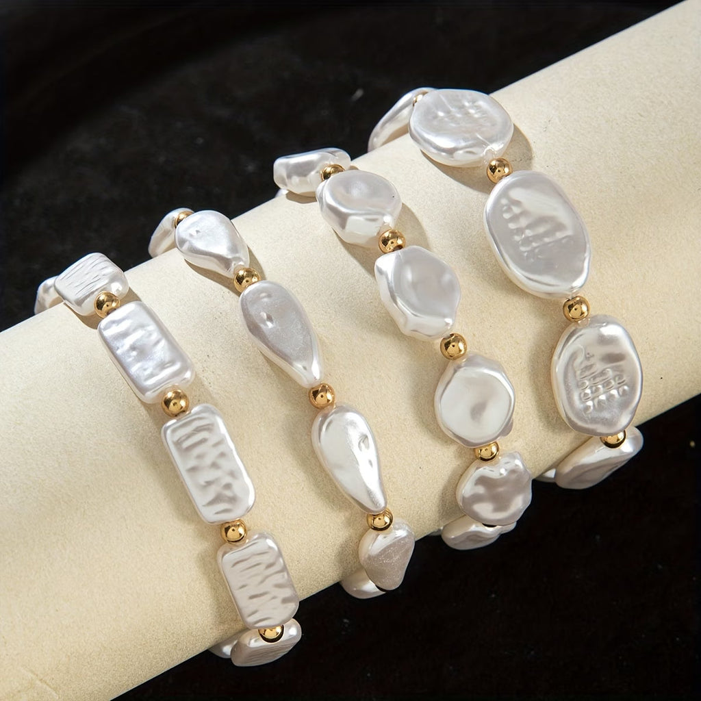 Perlen-Armband-Set von 4