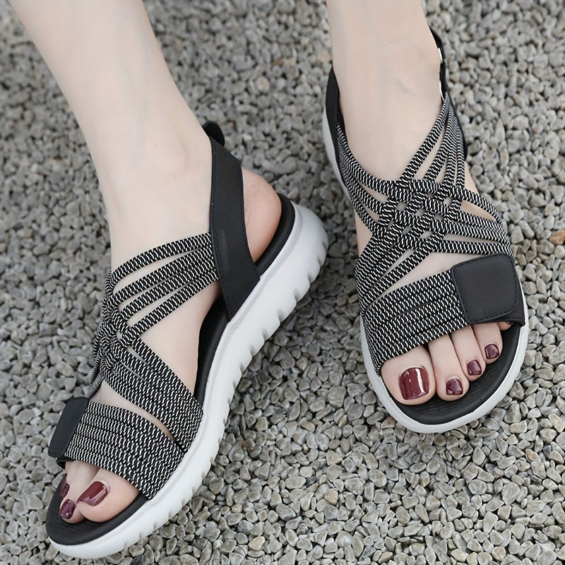 Soline | Sportlich-elegante Sandalen mit hoher Sohle