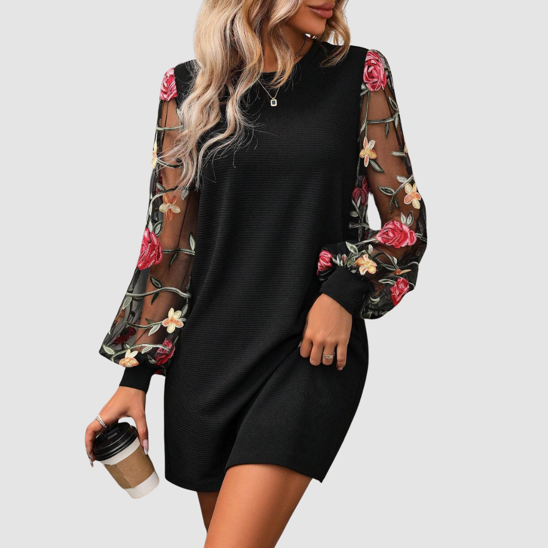 Shara™ Spitzenkleid mit langen Ärmeln