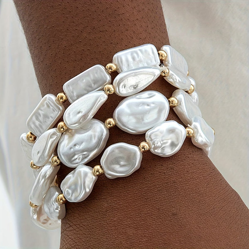 Perlen-Armband-Set von 4