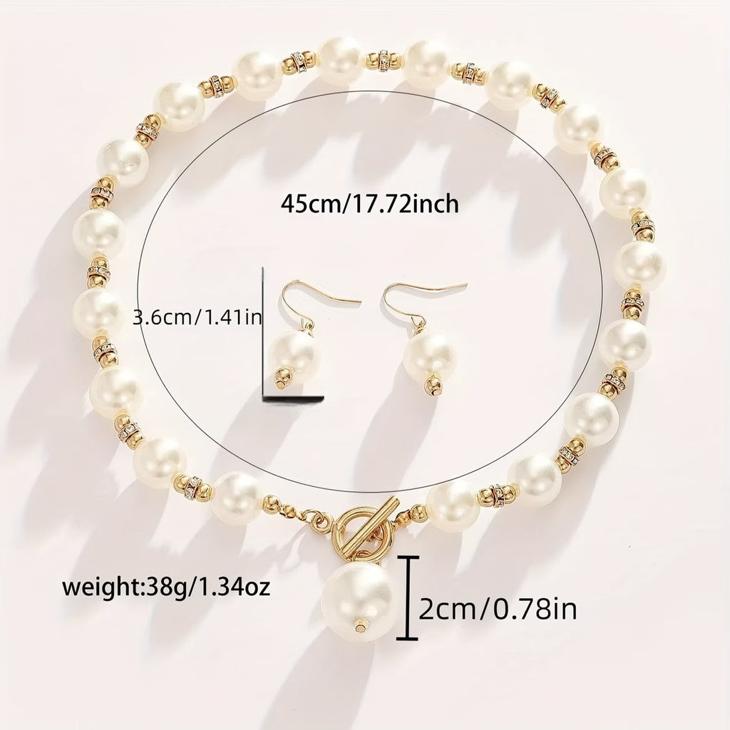 Chunky Perlenhalsketten-Set