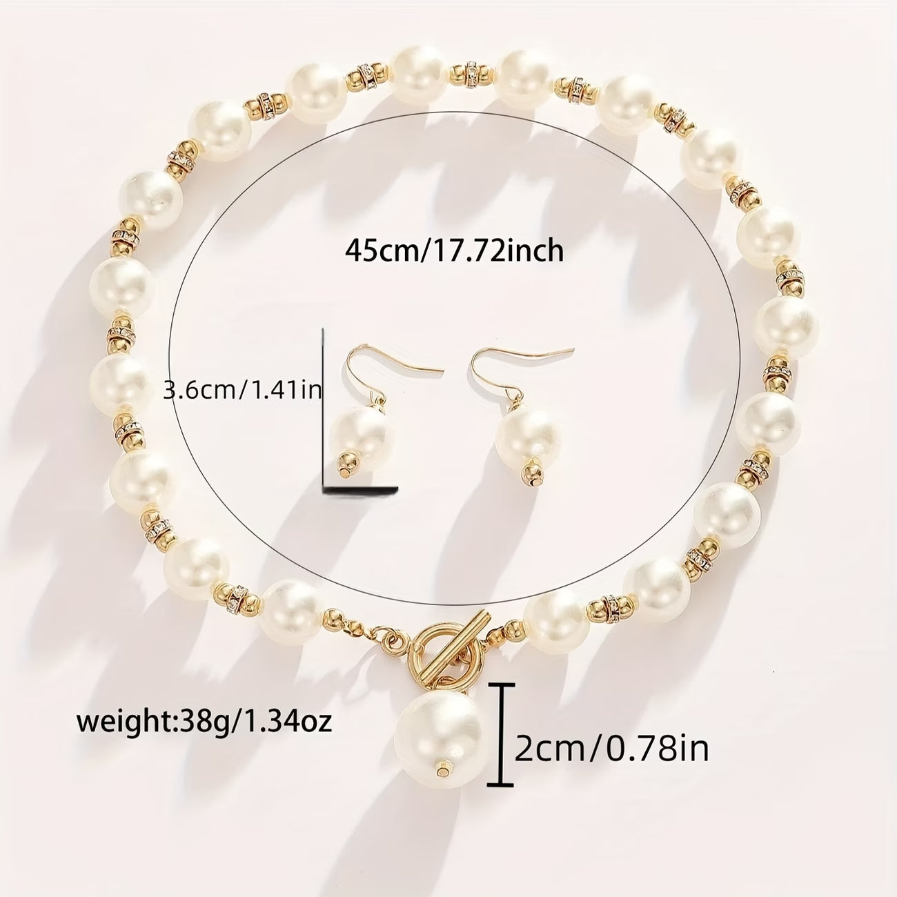 Chunky Perlenhalsketten-Set