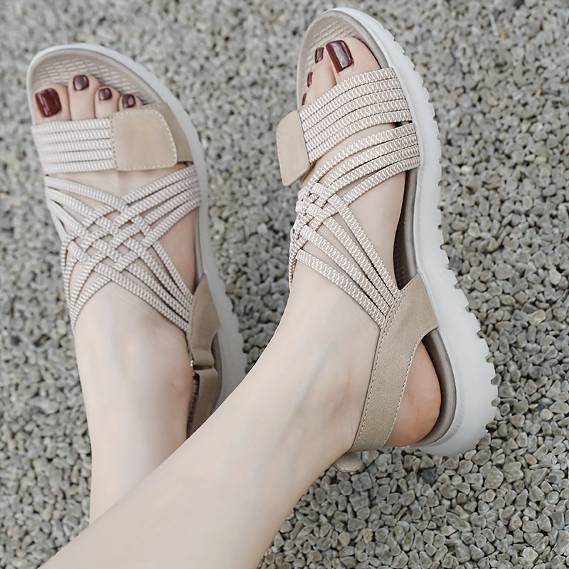 Soline | Sportlich-elegante Sandalen mit hoher Sohle
