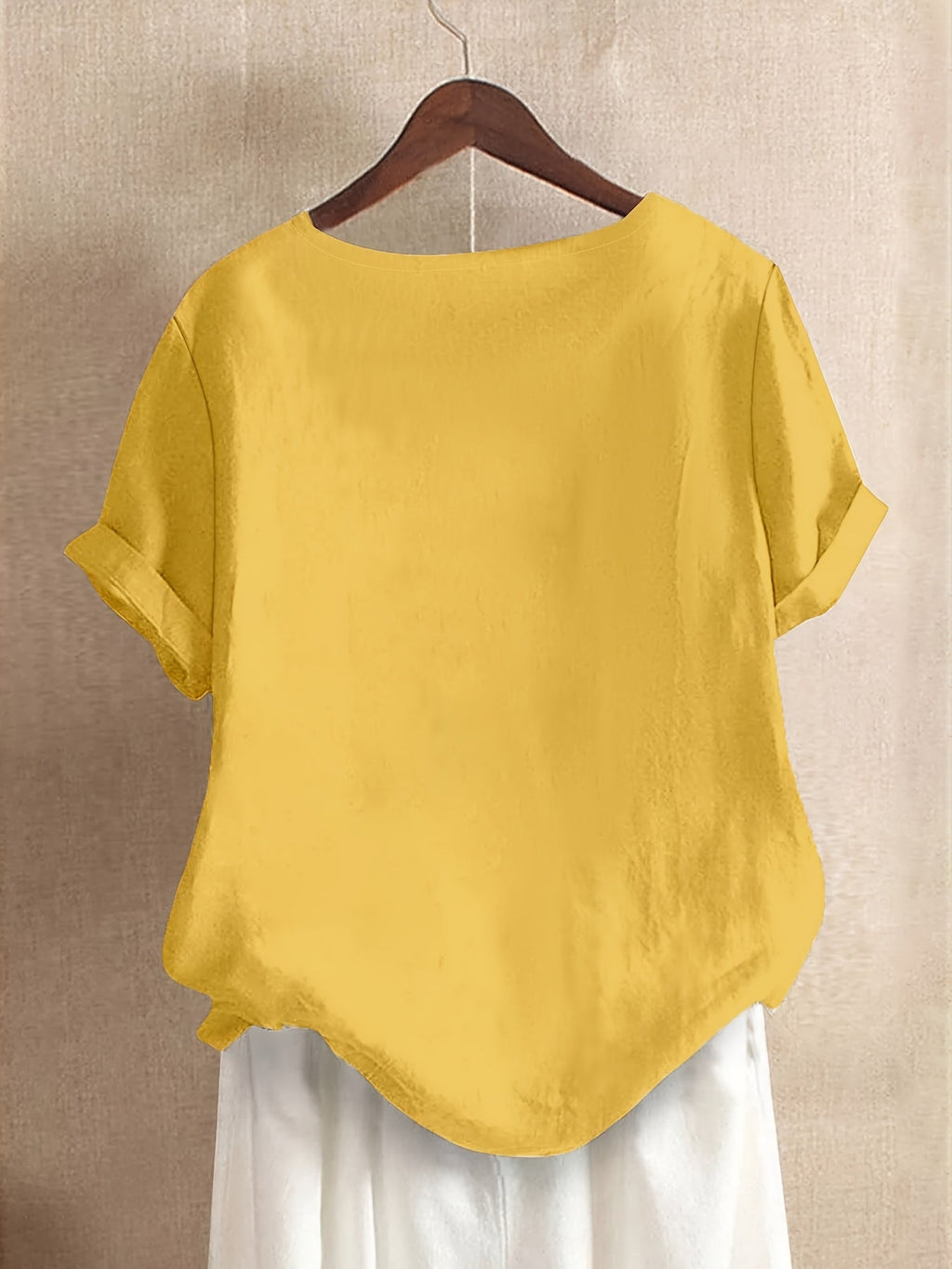 Claire | Entspannte Bluse mit Knopfdetails