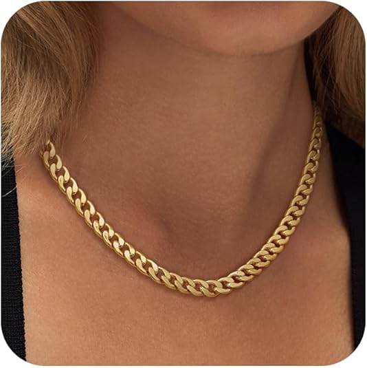 SARAH | Große Cuban Link Halskette