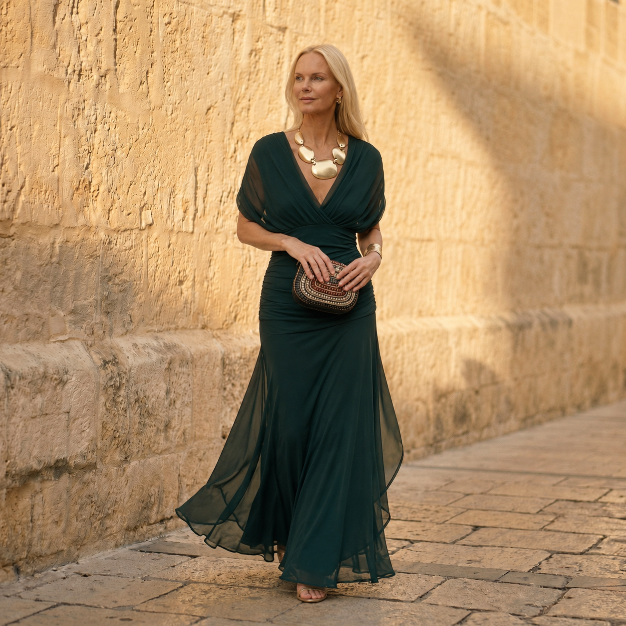 Sienna | Elegantes Grünes Kleid