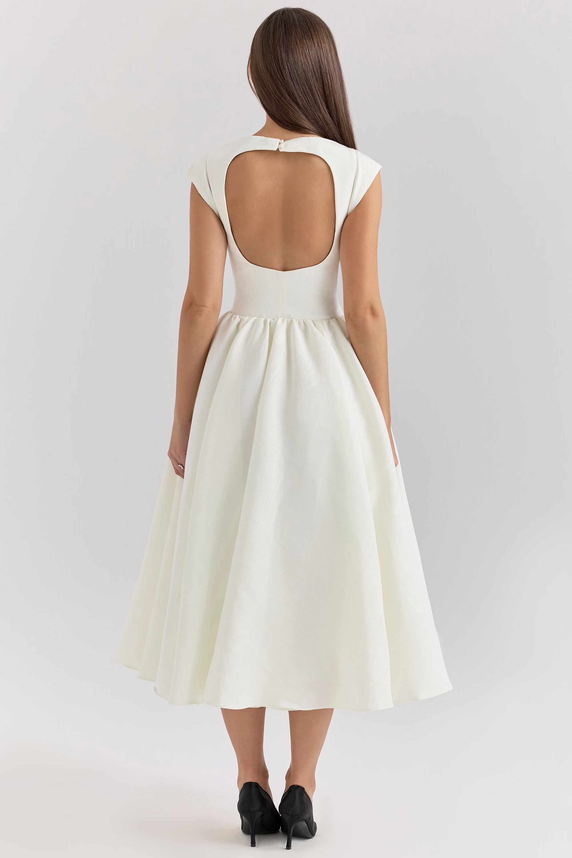 FARAH | Midikleid mit Kappenärmeln
