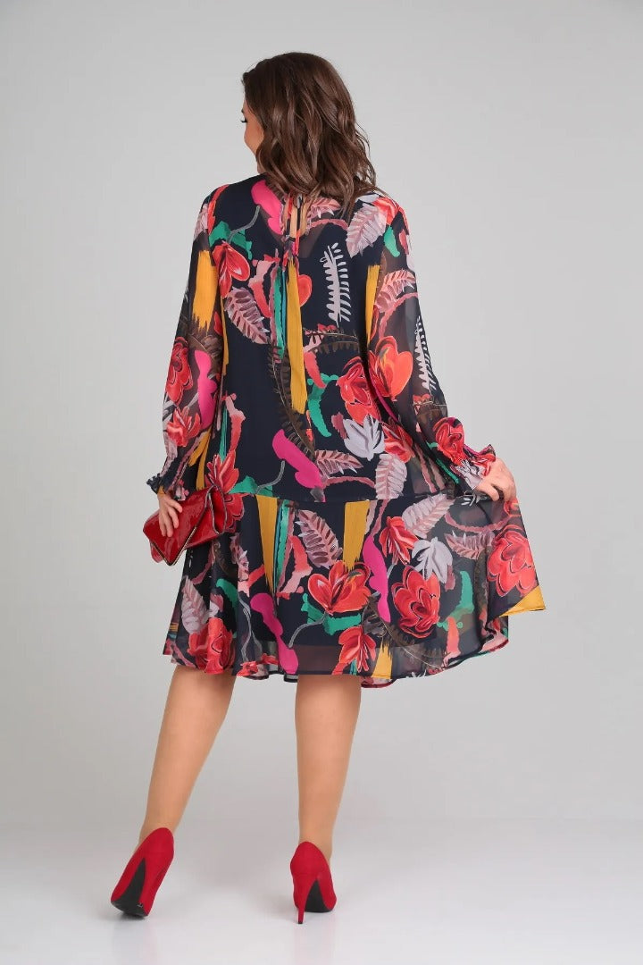 Florinda™ Elegantes Blumenkleid