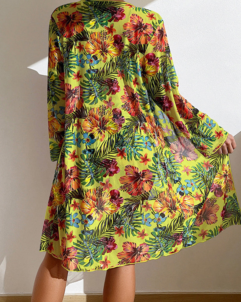 Glenda | Bikini mit Blumenrock