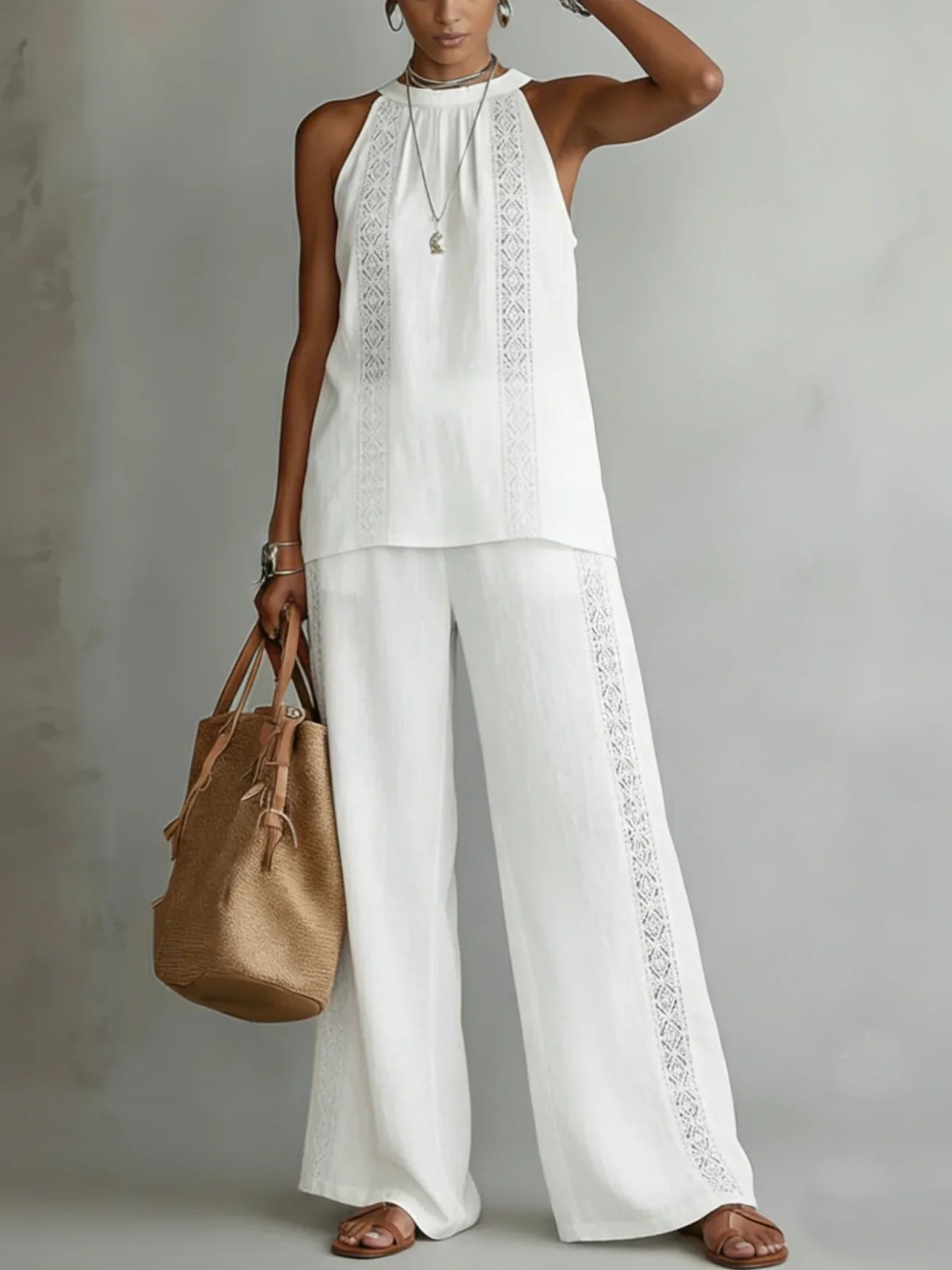 Camilla | Elegantes Halter-Zweiteiler-Set