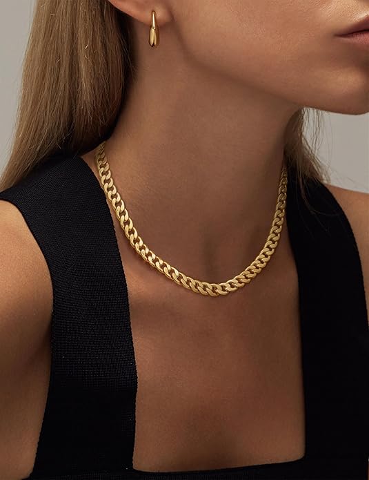 SARAH | Große Cuban Link Halskette