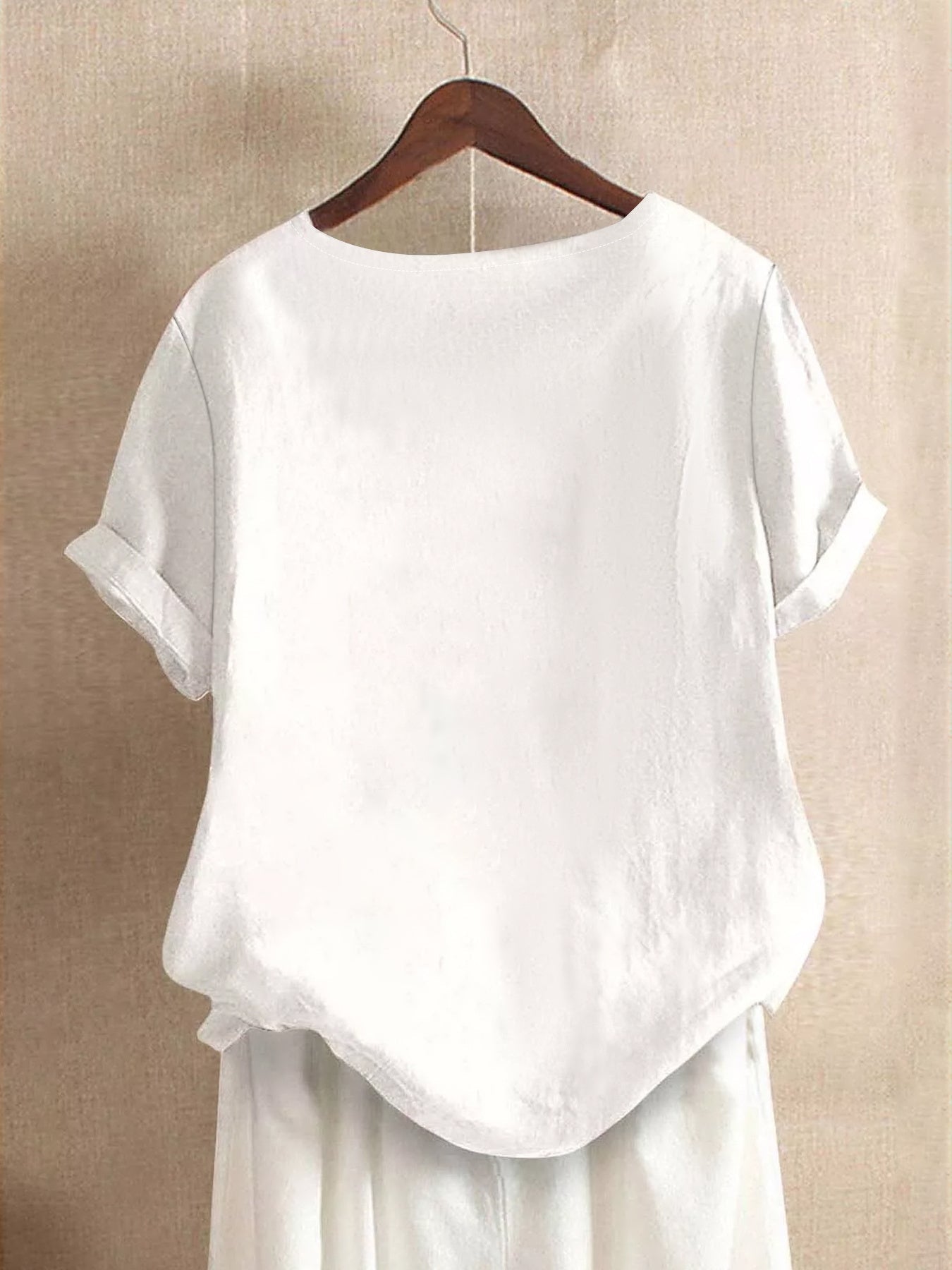 Claire | Entspannte Bluse mit Knopfdetails