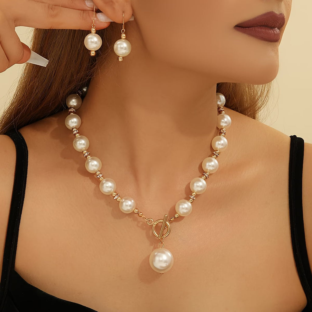 Chunky Perlenhalsketten-Set