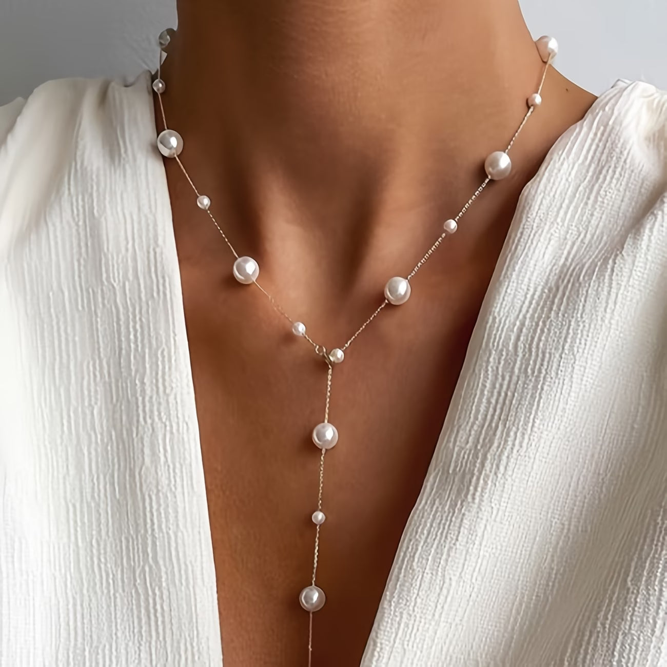 Elegante Himmel Perlenkette