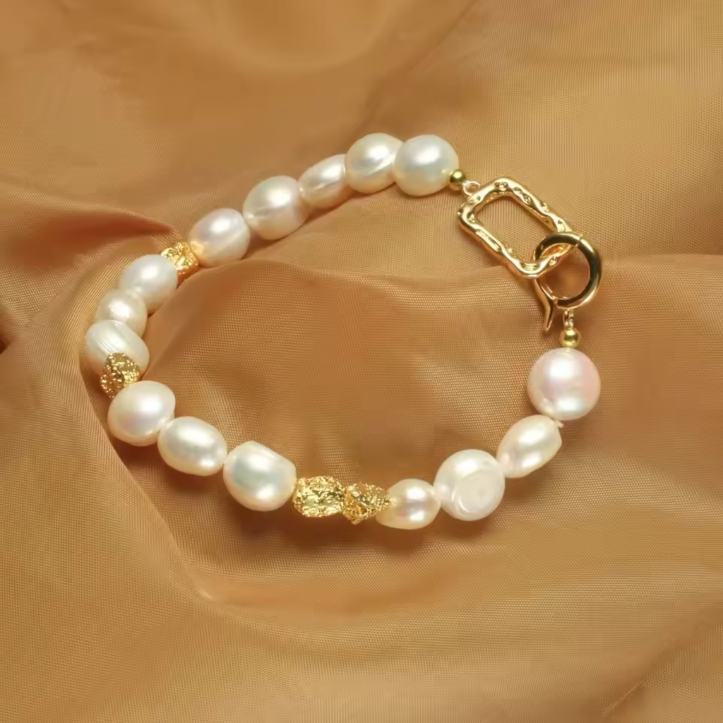 Elegantes Barockperlen-Armband