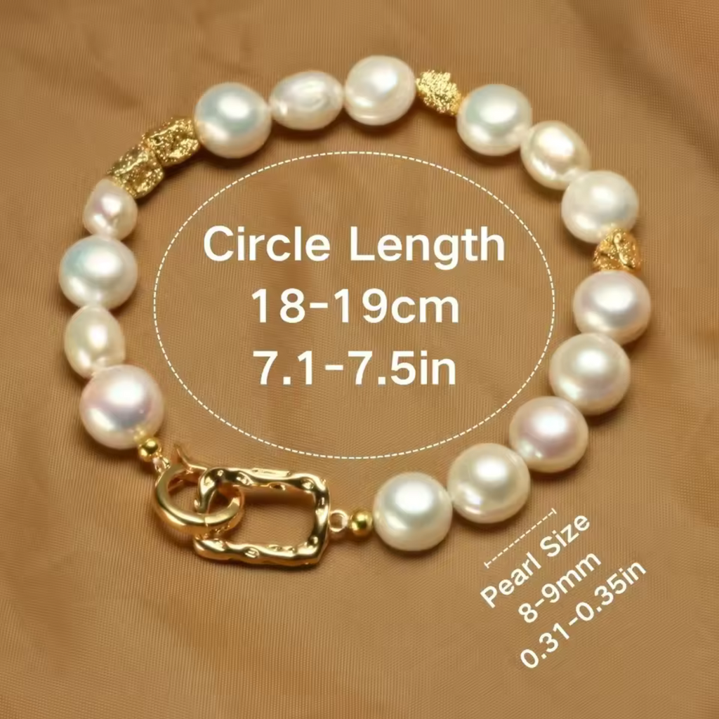 Elegantes Barockperlen-Armband