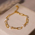 Zeitlose Perlenkette Armband