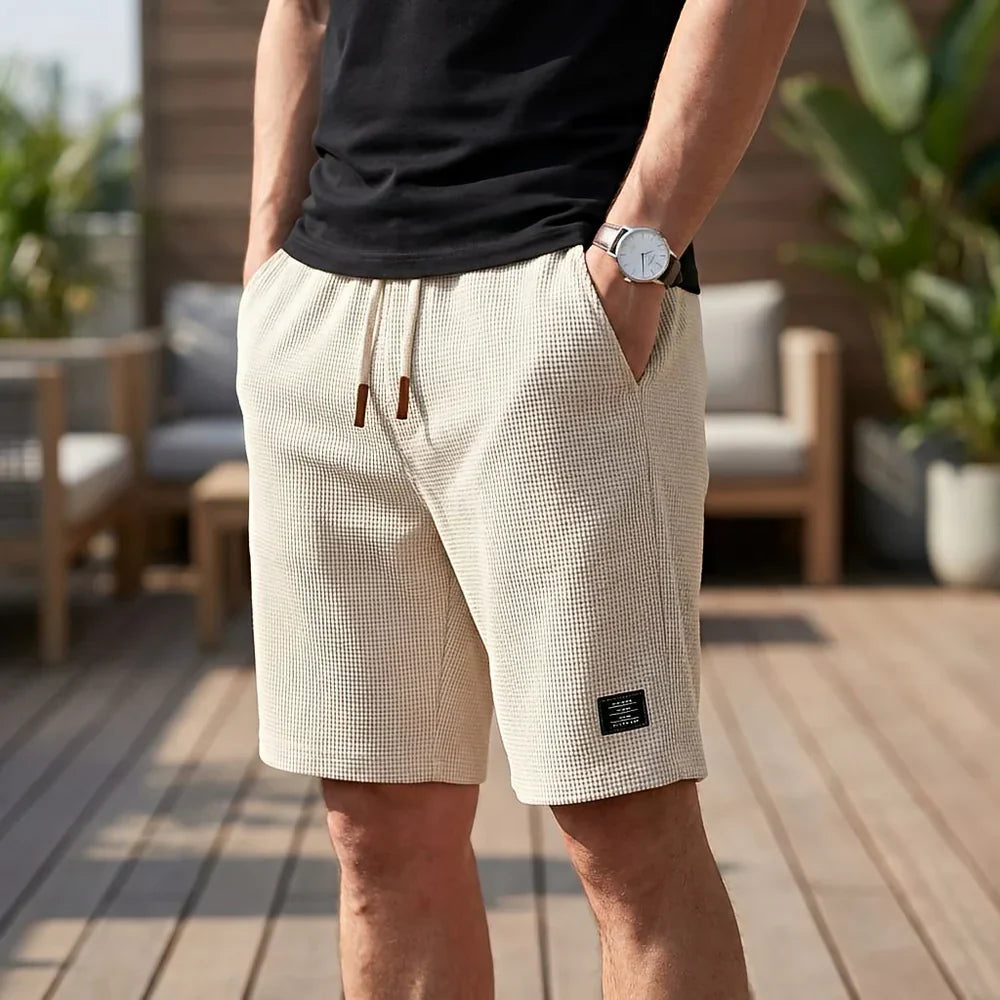 Jens - Leichte Shorts mit elastischem Bund