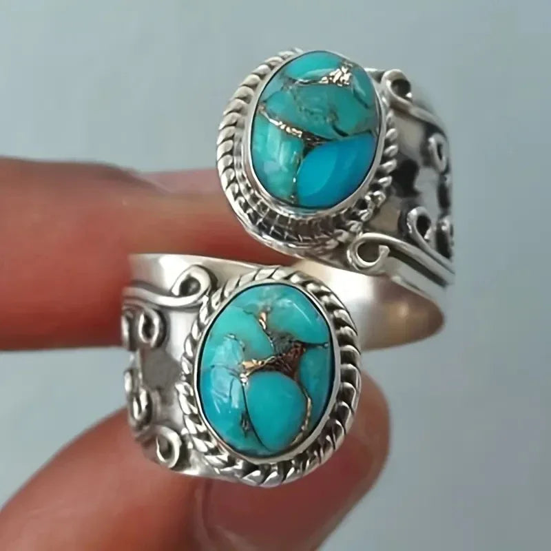 Prestige Türkis Silber Bandring
