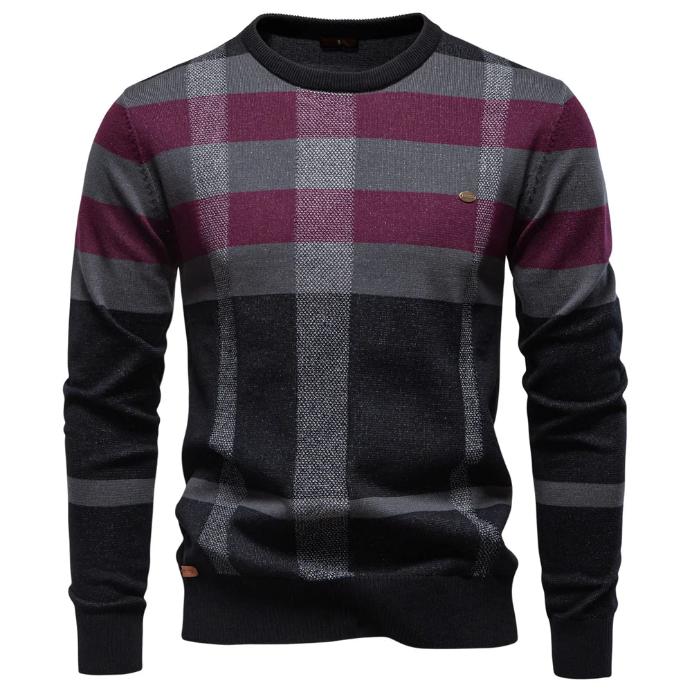 Rosenfeld - Strickpullover für Herren mit Rautendesign