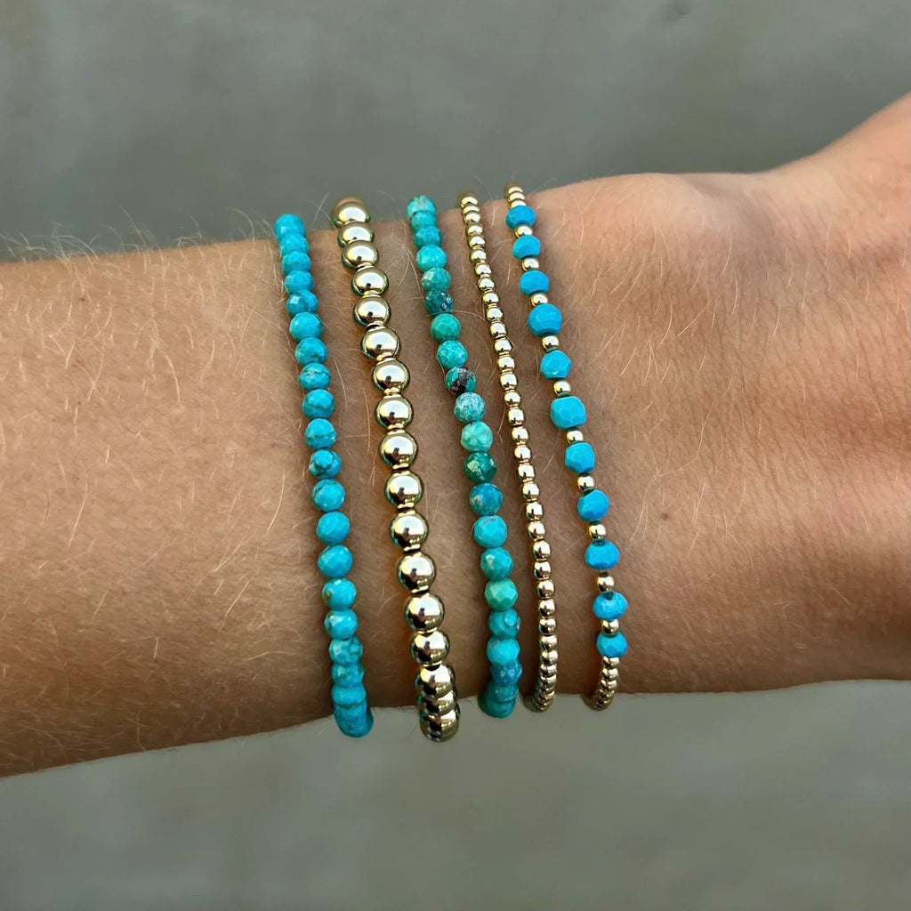 Heritage Türkis Perlenarmband