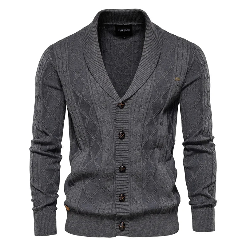 Waldemar - Herren-Cardigan mit Knopfleiste