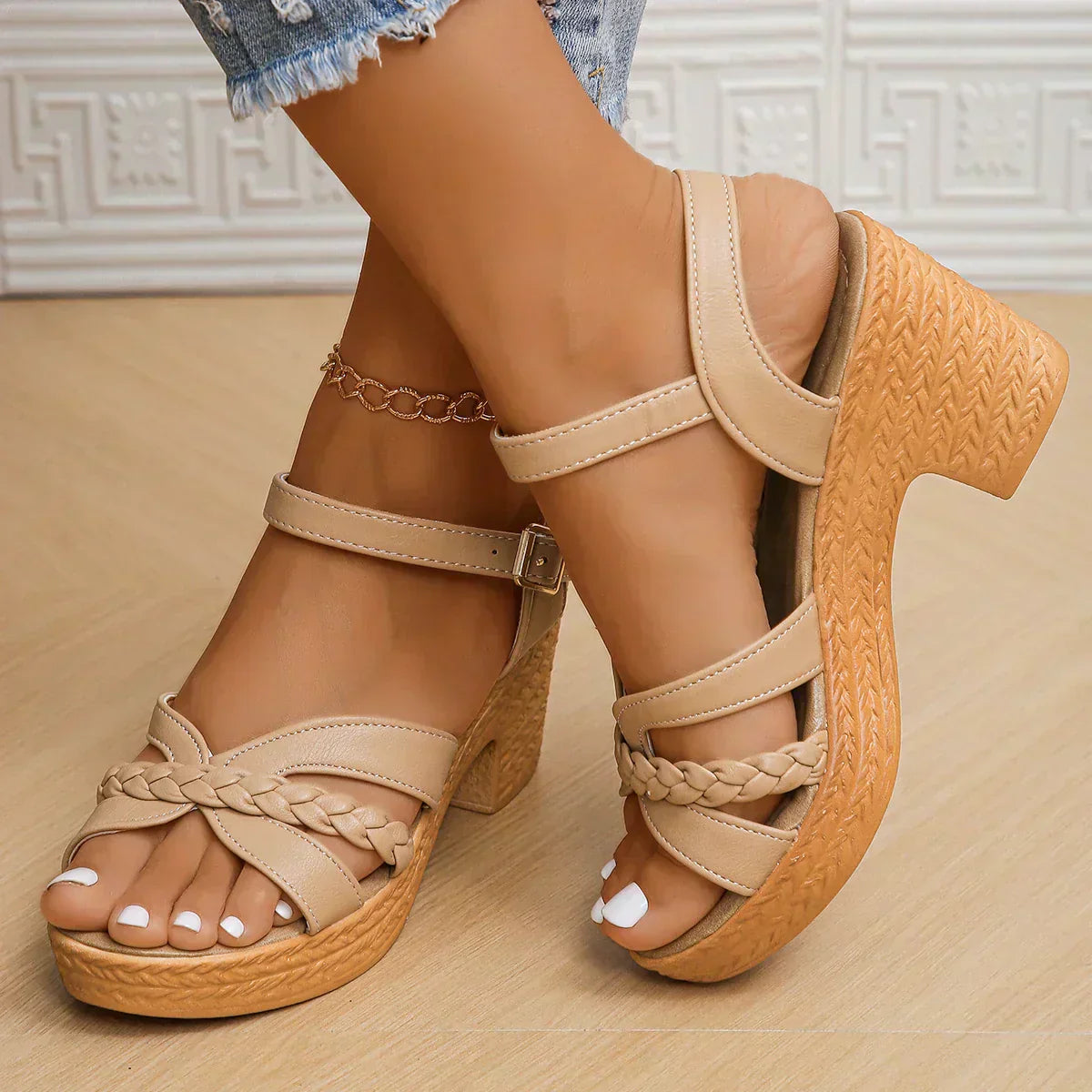 Gianna | Klassische Sandalen mit Mittelhoch