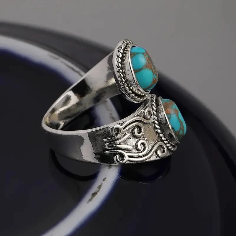Prestige Türkis Silber Bandring