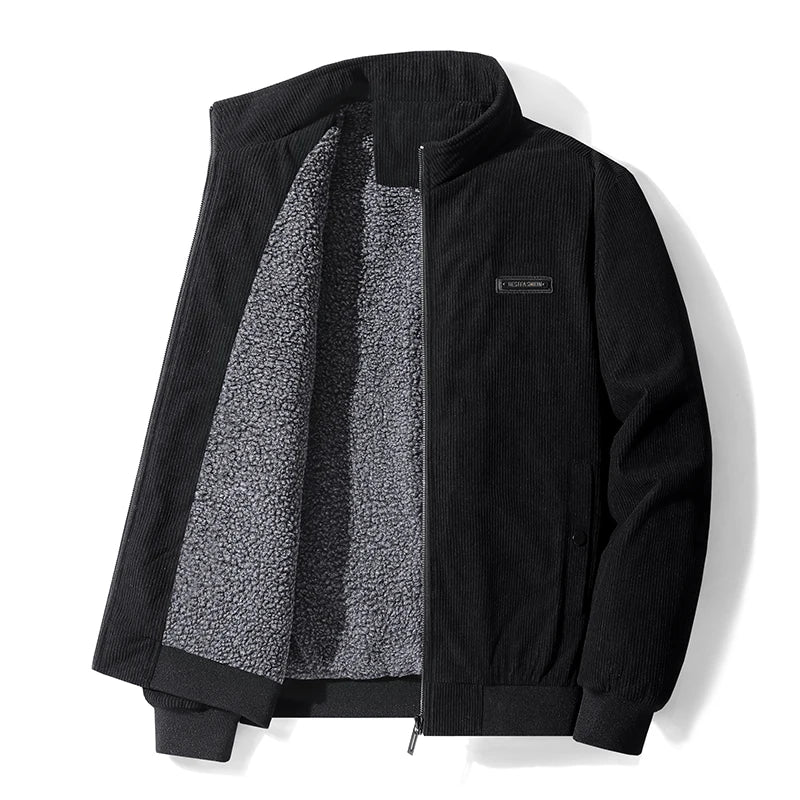 Udo - Cordjacke mit Fleecefutter