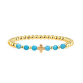 Feminines Türkis Charm Armband