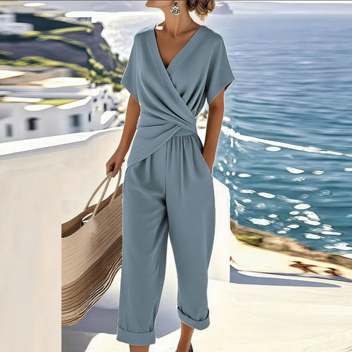 COLLEEN | Elegantes Wrap-Zweiteiler-Set