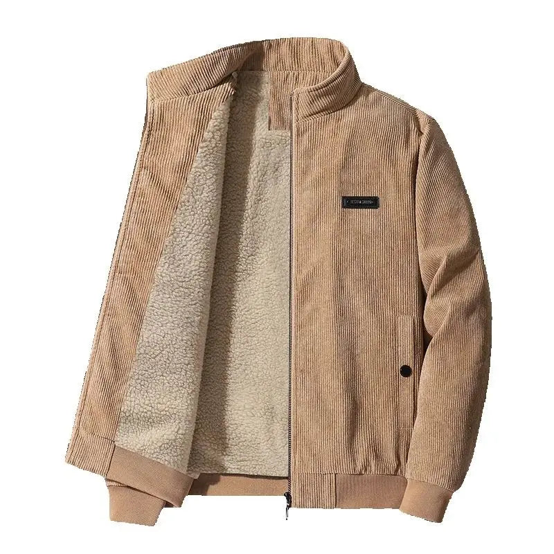 Udo - Cordjacke mit Fleecefutter