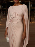 Melyssa™ Plissiertes Drapiertes Maxikleid
