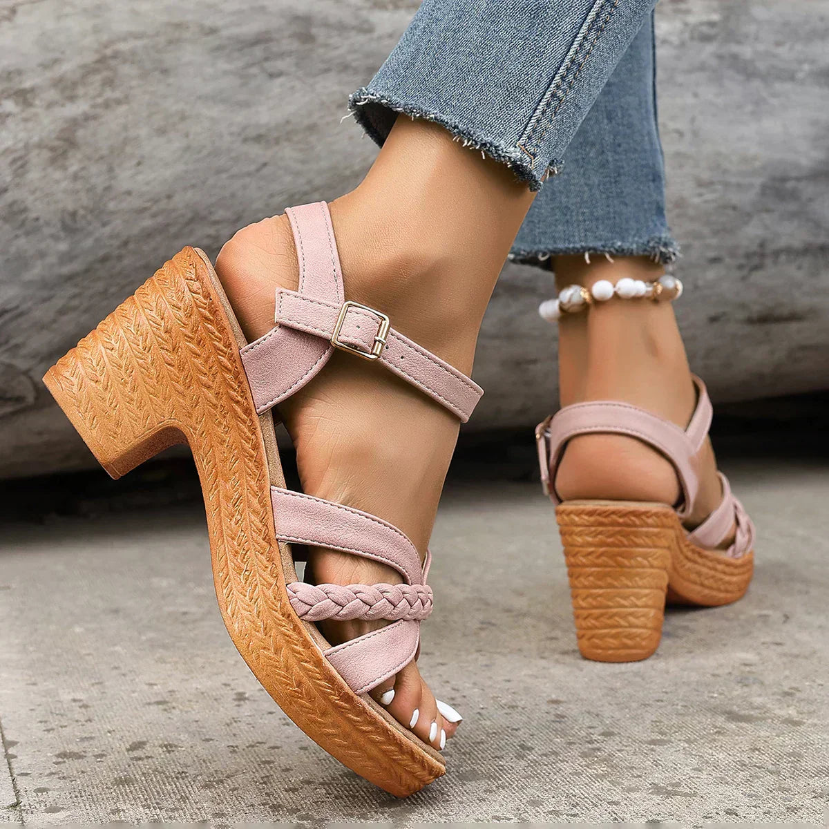 Gianna | Klassische Sandalen mit Mittelhoch