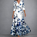 CALLIA | Sculpting Floral Maxi Kleid für elegante Selbstsicherheit