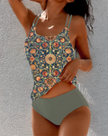 Maddie - Zeitloses Muster Tankini Set