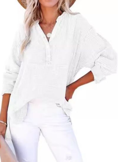 AYLA™ – Legere V-Ausschnitt-Bluse