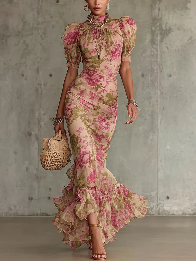 Racquella™ Vintage Maxi Kleid