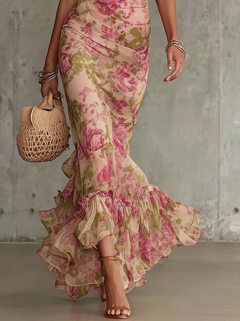 Racquella™ Vintage Maxi Kleid