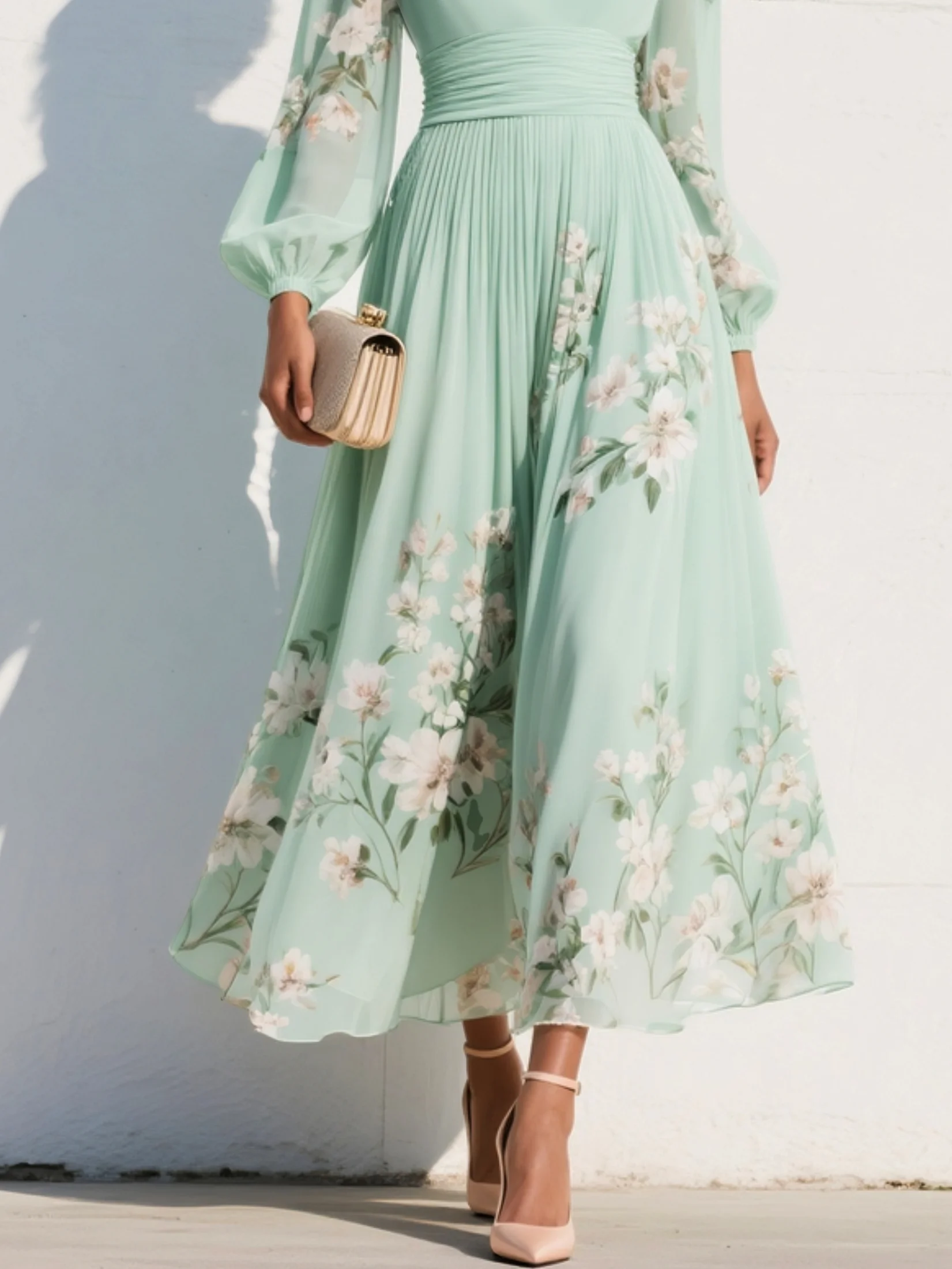 Odelia™ Floral Midi Kleid
