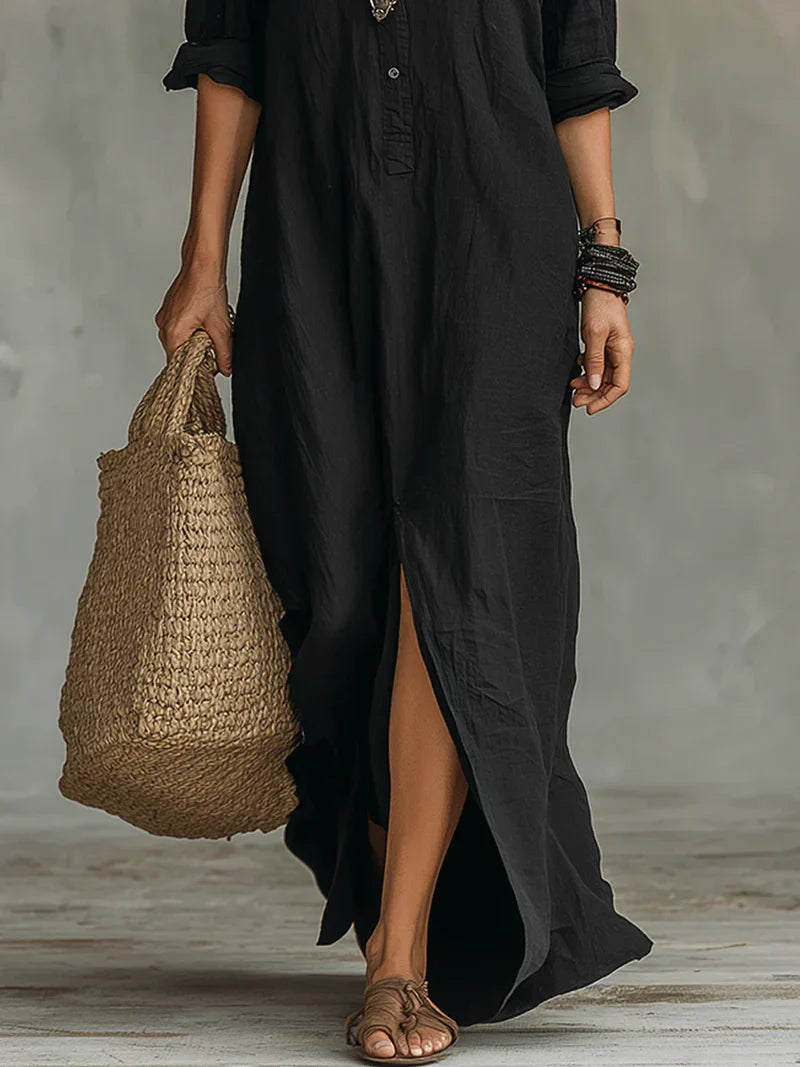 WILLOW | Vestido largo cómodo con una silueta favorecedora. Muy versátil para el día a día