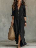 WILLOW | Vestido largo cómodo con una silueta favorecedora. Muy versátil para el día a día