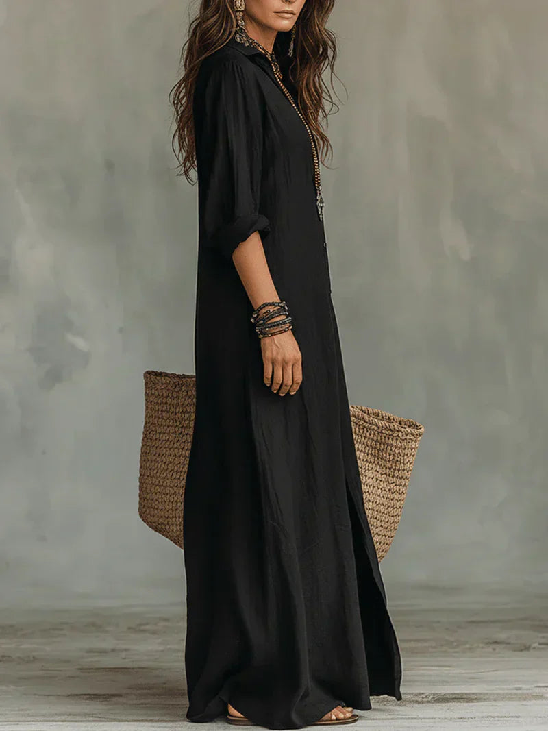 WILLOW | Vestido largo cómodo con una silueta favorecedora. Muy versátil para el día a día
