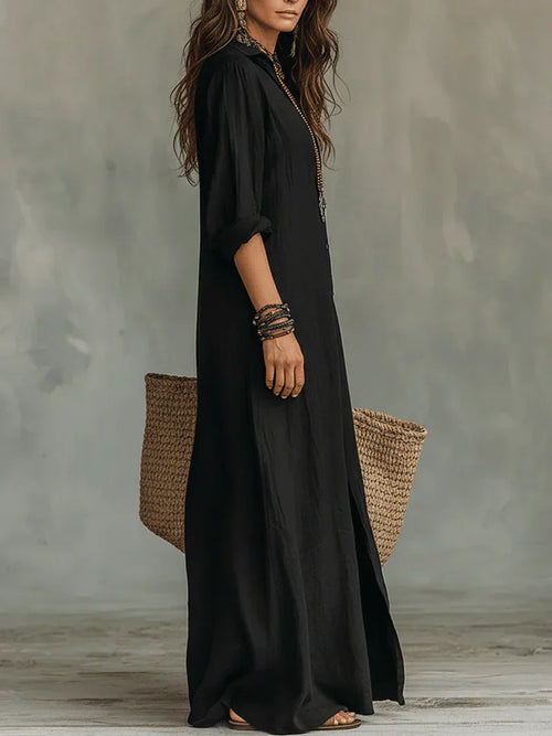 WILLOW | Vestido largo cómodo con una silueta favorecedora. Muy versátil para el día a día