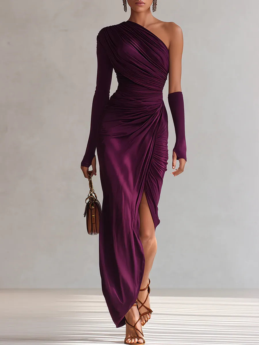 Rhianna™ Elegantes Maxikleid + Ärmel