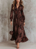 Amelia™ Paisley Zip Maxi Kleid