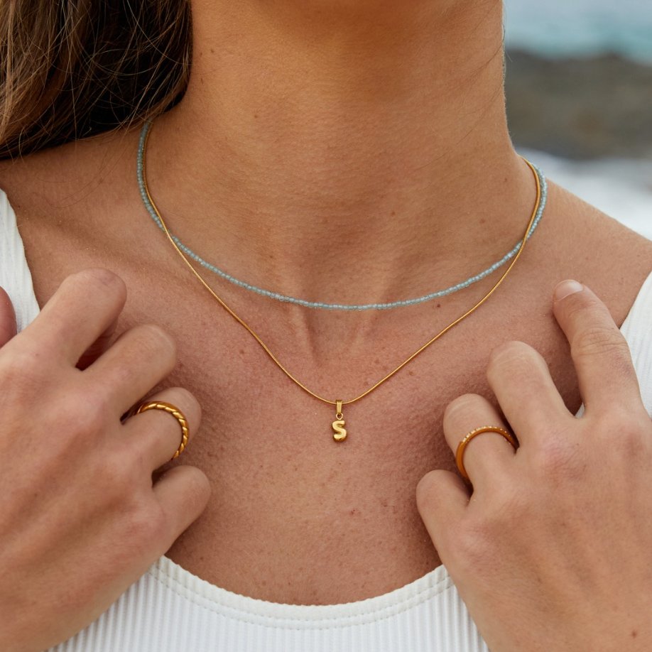 Cala | Collier Buchstaben Bubble Chic