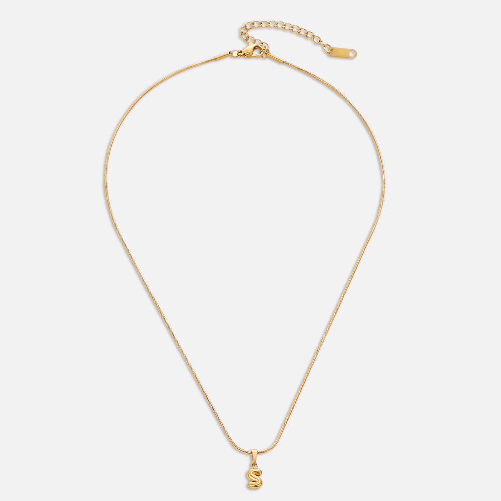 Cala | Collier Buchstaben Bubble Chic