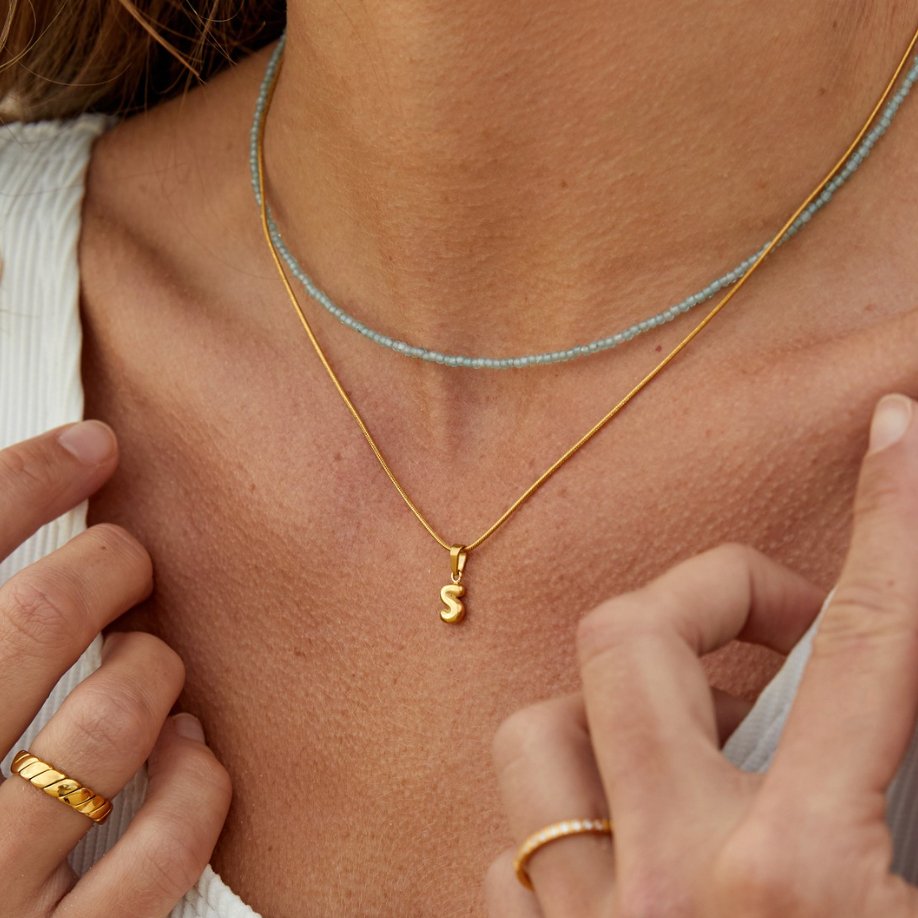 Cala | Collier Buchstaben Bubble Chic